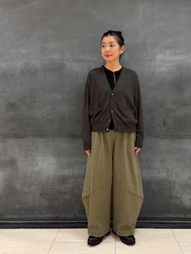 「ZUCCa（ズッカ）のアイテム」を使った、ZUCCa OFFICIALさん（レディース・154cm）の春コーディネート
