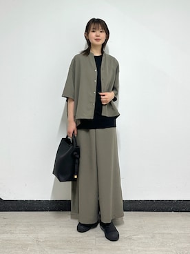 「ZUCCa（ズッカ）のアイテム」を使った、ZUCCa OFFICIALさん（レディース・156cm）の夏コーディネート