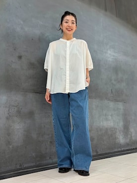 「ZUCCa（ズッカ）のアイテム」を使った、ZUCCa OFFICIALさん（レディース・154cm）の夏コーディネート