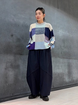 「ZUCCa（ズッカ）のアイテム」を使った、ZUCCa OFFICIALさん（レディース・154cm）の秋コーディネート