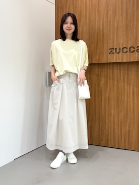 「ZUCCa（ズッカ）のアイテム」を使った、ZUCCa OFFICIALさん（レディース・164cm）の夏コーディネート