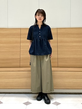 「ZUCCa（ズッカ）のアイテム」を使った、ZUCCa OFFICIALさん（レディース・156cm）の夏コーディネート