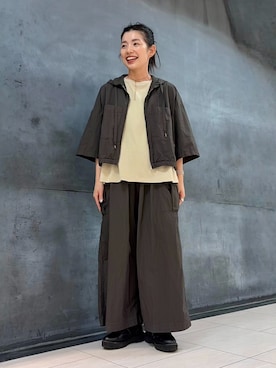 「ZUCCa（ズッカ）のアイテム」を使った、ZUCCa OFFICIALさん（レディース・154cm）の夏コーディネート
