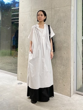 「ZUCCa（ズッカ）のアイテム」を使った、ZUCCa OFFICIALさん（レディース・156cm）の夏コーディネート
