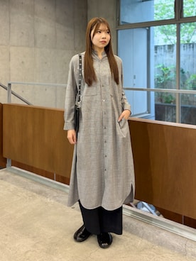 「ZUCCa（ズッカ）のCARGOL 2 / シューズ（スリッポン、ブラック系）」を使った、ZUCCa OFFICIALさん（レディース・154cm）の秋コーディネート