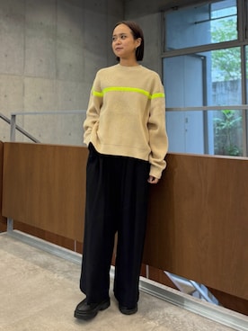 「ネオンカラー」｜ZUCCa OFFICIALさん（レディース・156cm）の秋コーディネート