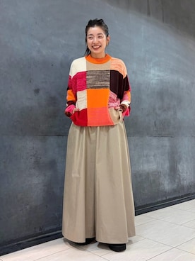 「ZUCCa（ズッカ）のアイテム」を使った、ZUCCa OFFICIALさん（レディース・154cm）の秋コーディネート