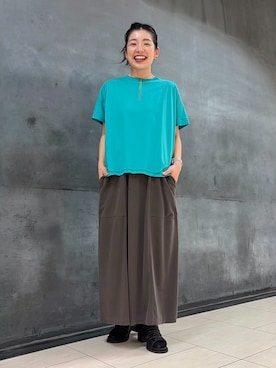「ZUCCa（ズッカ）のアイテム」を使った、ZUCCa OFFICIALさん（レディース・154cm）の春コーディネート