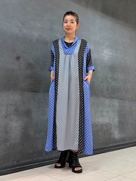 「ZUCCa（ズッカ）のアイテム」を使った、ZUCCa OFFICIALさん（レディース・154cm）の夏コーディネート