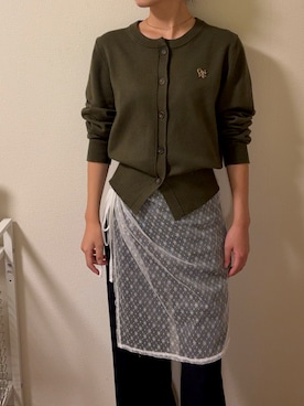 「ラップスカート」｜Honokaさん（レディース・153cm）の秋コーディネート