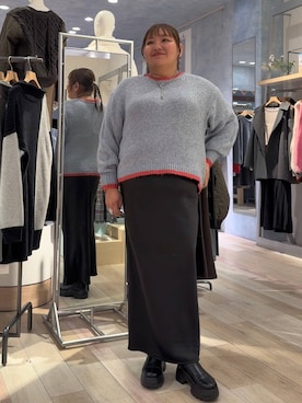 「アイテム（スカート）」を使った、あやっぺさん（レディース・161cm・30代）の冬コーディネート