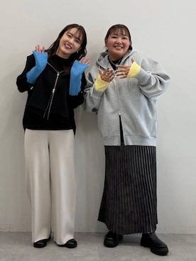 「アイテム（スカート）」を使った、あやっぺさん（レディース・161cm・40代）の秋コーディネート