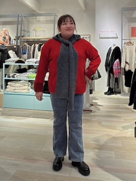 「アイテム（ママ＆ベビー）」を使った、あやっぺさん（レディース・161cm）の冬コーディネート