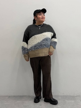 「体型カバー」｜あやっぺさん（レディース・161cm）の秋コーディネート