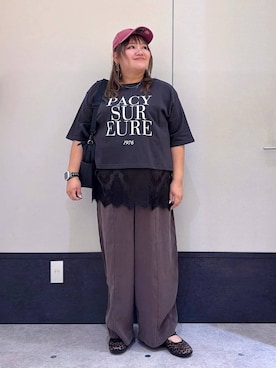 「LEPSIM（レプシィム）のイージーバレエスニーパー　1042670（パンプス、その他）」を使った、あやっぺさん（レディース・161cm）の夏コーディネート