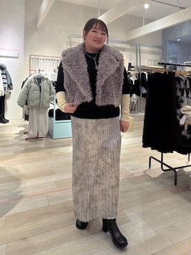 「LEPSIM」｜あやっぺさん（レディース・161cm）の冬コーディネート