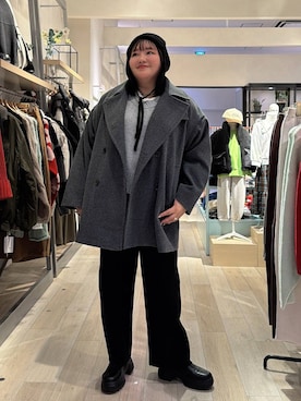 「アイテム（その他アウター）」を使った、あやっぺさん（レディース・161cm・30代）の冬コーディネート