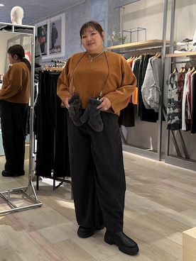 「LEPSIM」｜あやっぺさん（レディース・161cm）の冬コーディネート