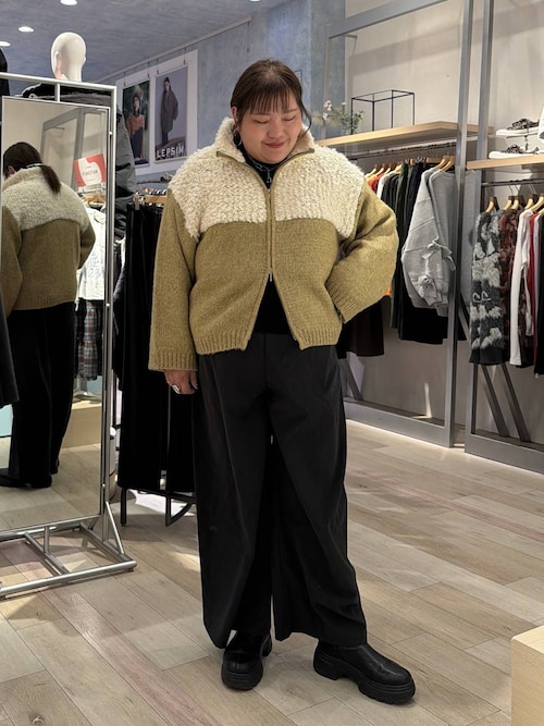 12ゲージ袖配色プルオーバー2　497490