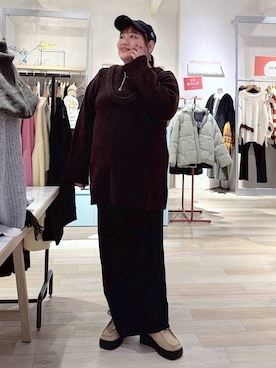 「アイテム（その他シューズ）」を使った、あやっぺさん（レディース・161cm・40代）の冬コーディネート