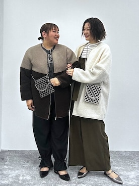 「アイテム（ニット/セーター）」を使った、あやっぺさん（レディース・161cm・40代）の秋コーディネート