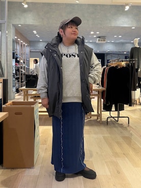 「アイテム（ママ＆ベビー）」を使った、あやっぺさん（レディース・161cm）の秋コーディネート