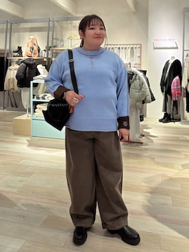 「LEPSIM」｜あやっぺさん（レディース・161cm）の冬コーディネート