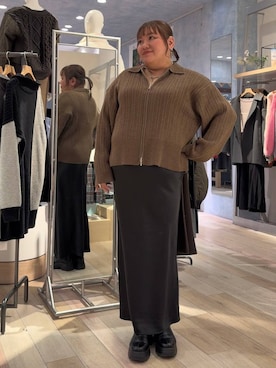 「アイテム（スカート）」を使った、あやっぺさん（レディース・161cm・30代）の冬コーディネート