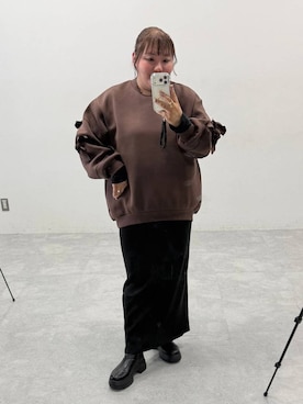 「LEPSIM（レプシィム）のアイテム」を使った、あやっぺさん（レディース・161cm）の秋コーディネート