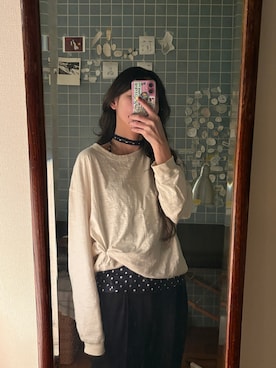 「DRAW（ドロー）のアイテム」を使った、FUDGEさん（レディース・160cm）の春コーディネート