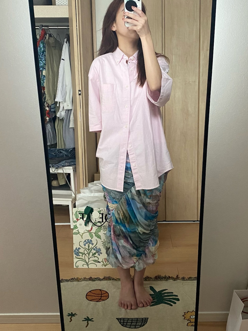 GANNI（ガニー）の「GANNI Mesh Ruched Midi Skirt（スカート）」 - WEAR