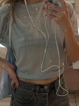 「6（ロク）のアイテム（Tシャツ/カットソー）」を使った、FUDGEさん（レディース・160cm）の秋コーディネート