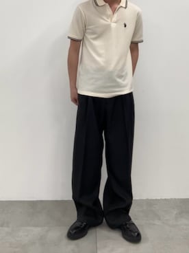 「WEGO（ウィゴー）のアイテム（スラックス）」を使った、WEGOさん（メンズ・169cm）の春コーディネート