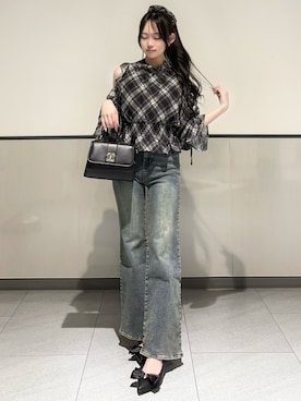 彩さん（レディース・155cm）の春コーディネート