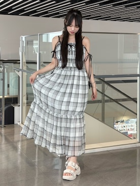 彩さん(レディース・155cm)の夏コーディネート