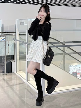 「INGNI（イング）のアイテム」を使った、彩さん（レディース・155cm）の秋コーディネート