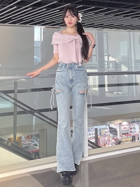 彩さん（レディース・155cm）の夏コーディネート
