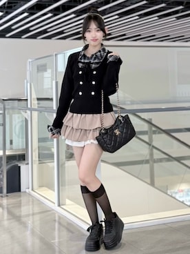 彩さん(レディース・155cm)の秋コーディネート