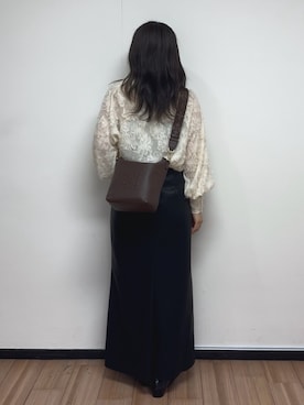 「russet（ラシット）のアイテム」を使った、Nozomiさん（レディース・160cm）の春コーディネート