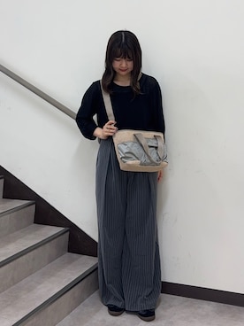 「russet（ラシット）のアイテム」を使った、Nozomiさん（レディース・160cm）の春コーディネート