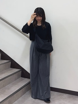 「russet（ラシット）のアイテム」を使った、Nozomiさん（レディース・160cm）の春コーディネート