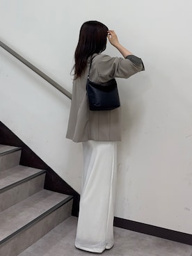 「russet（ラシット）のアイテム」を使った、Nozomiさん（レディース・160cm）の春コーディネート