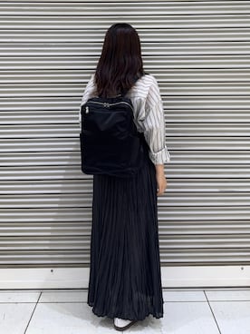 「russet（ラシット）のアイテム」を使った、Nozomiさん（レディース・160cm）の春コーディネート