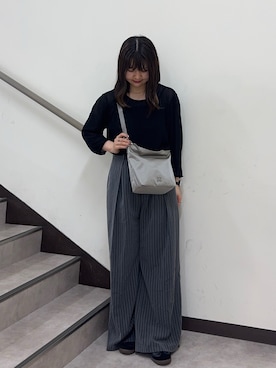 「russet（ラシット）のアイテム」を使った、Nozomiさん（レディース・160cm）の春コーディネート