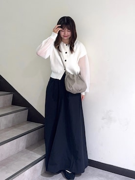 「russet（ラシット）のアイテム」を使った、Nozomiさん（レディース・161cm）の秋コーディネート