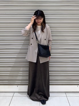 「russet（ラシット）のアイテム」を使った、Nozomiさん（レディース・161cm）の秋コーディネート