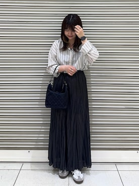 「russet（ラシット）のアイテム」を使った、Nozomiさん（レディース・160cm）の春コーディネート