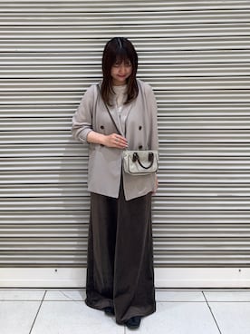 「russet（ラシット）のアイテム」を使った、Nozomiさん（レディース・161cm）の秋コーディネート