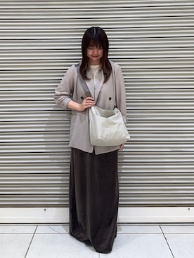 「russet（ラシット）のアイテム」を使った、Nozomiさん（レディース・161cm）の秋コーディネート
