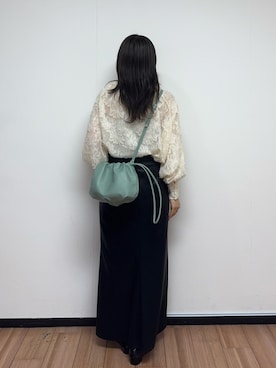 「russet（ラシット）のアイテム」を使った、Nozomiさん（レディース・160cm）の春コーディネート